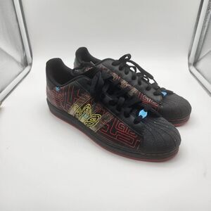 Adidas RARE Superstar OG Limited Edition Pac Man Shoes Size 9.5 Used 2007